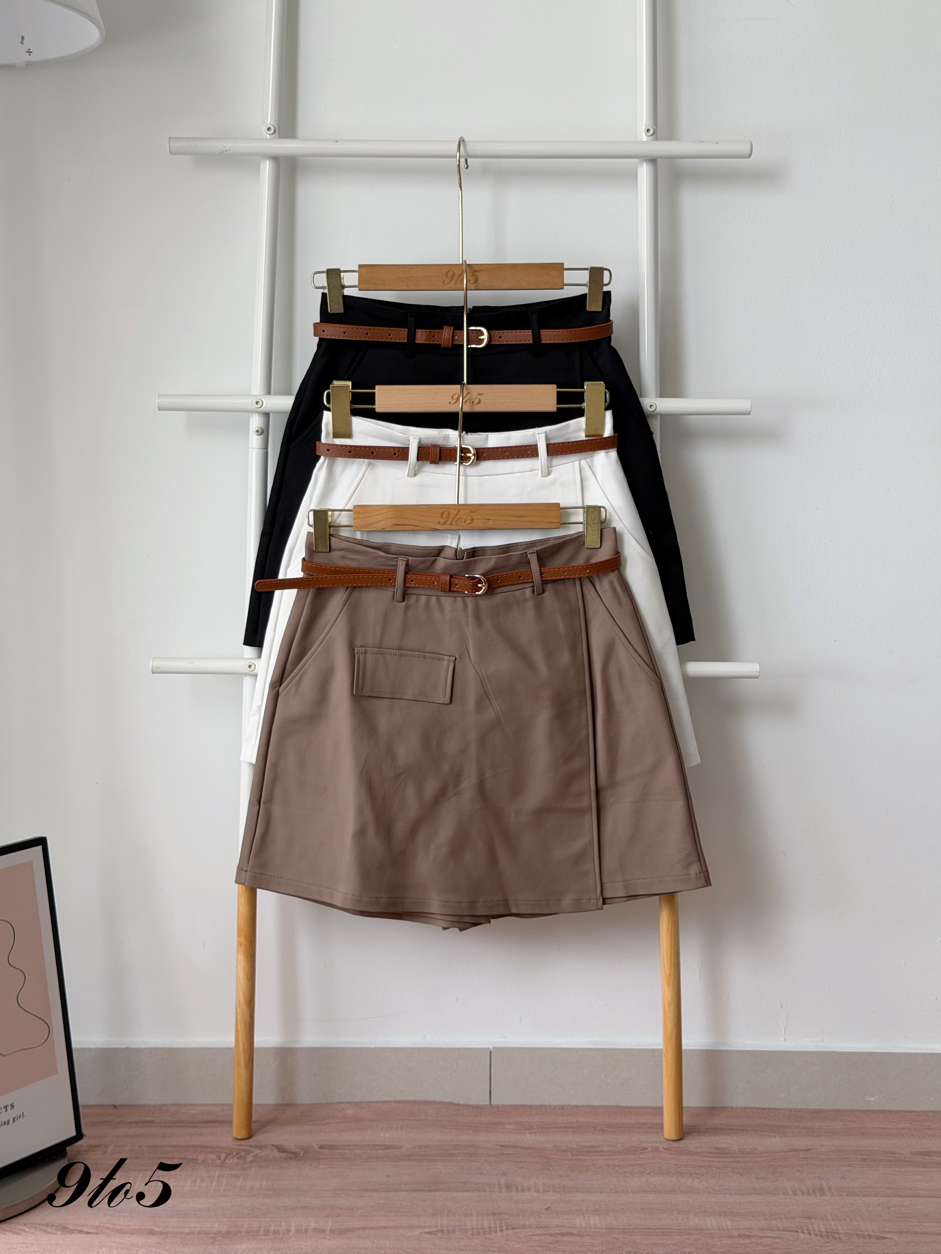 S2044 A Line Overlap Skort - 3 Colors