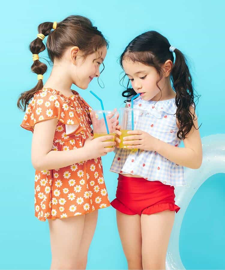 🇯🇵預訂 日本直送🇯🇵Apres les cours六色圖案印花褶皺荷葉邊連身泳衣