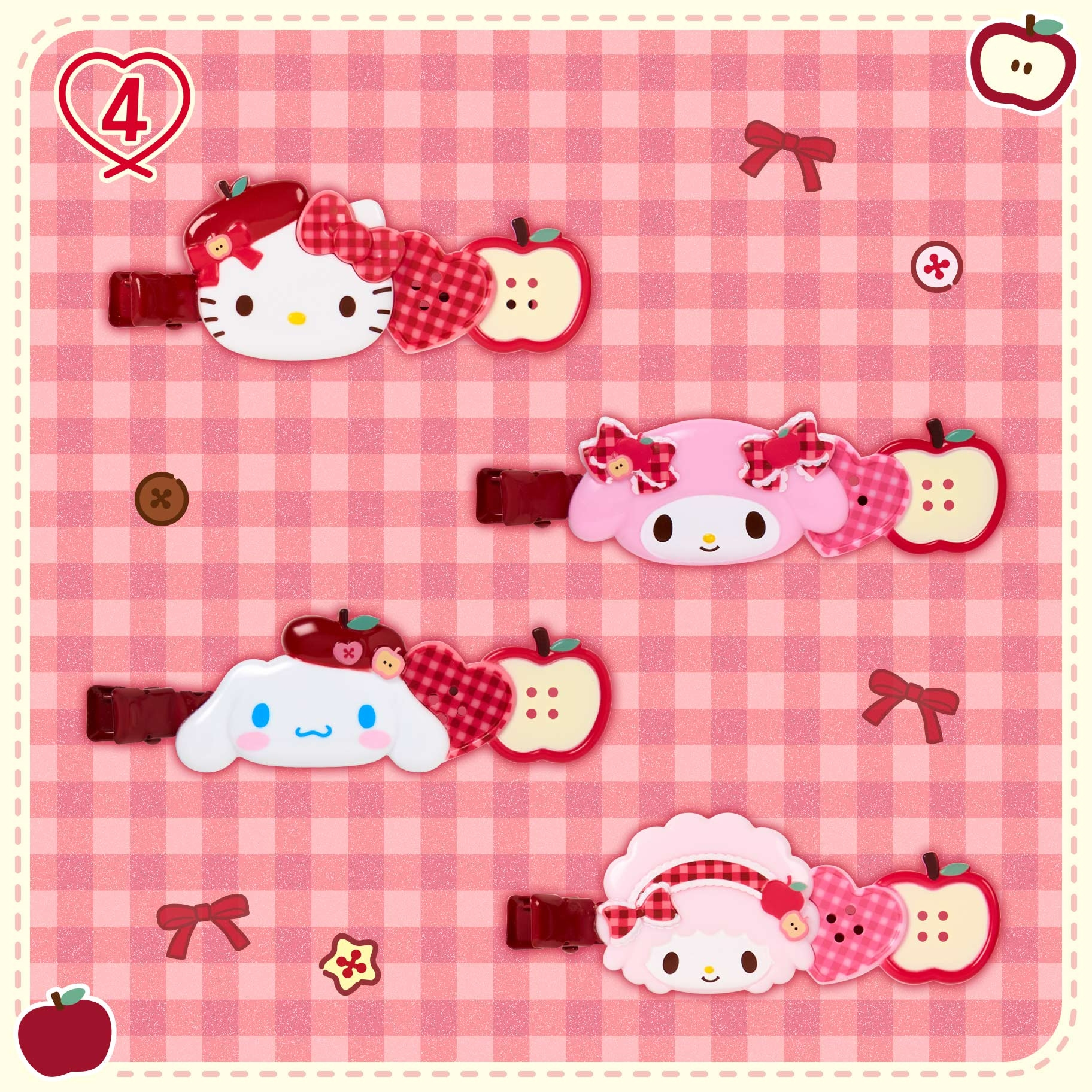 🌸 【預訂】Autumn Apple Series-No.4-髮夾