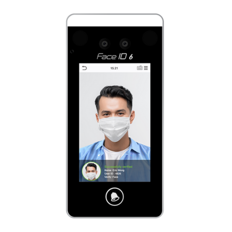 FingerTec AI Face Recognition Time Attendance & Door Access System Face ID 6