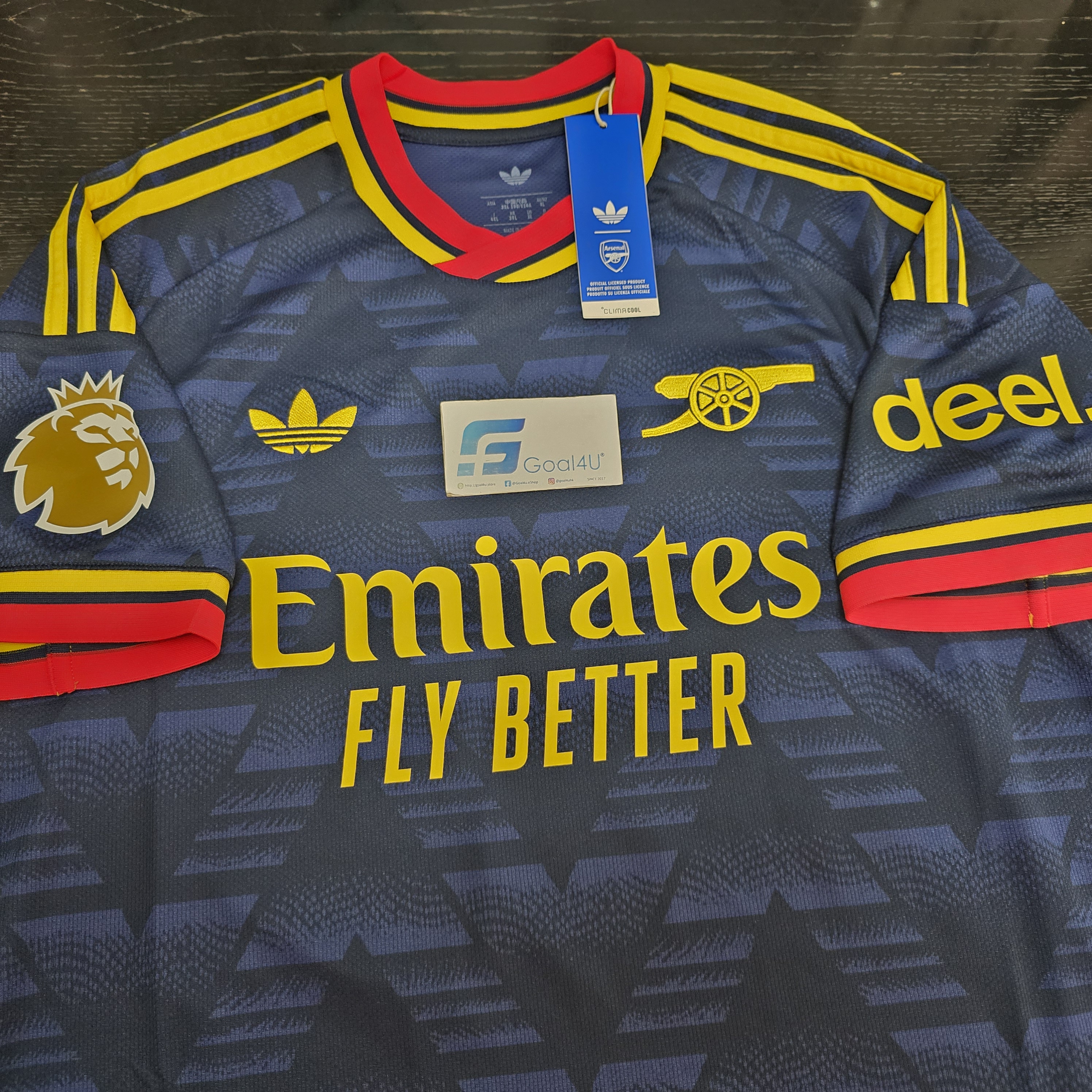 #部分碼現貨 🍌重溫經典香蕉傳奇 Adidas Arsenal 阿仙奴 2026-27 作客球迷版球衣 (可加印字章) JZ3160