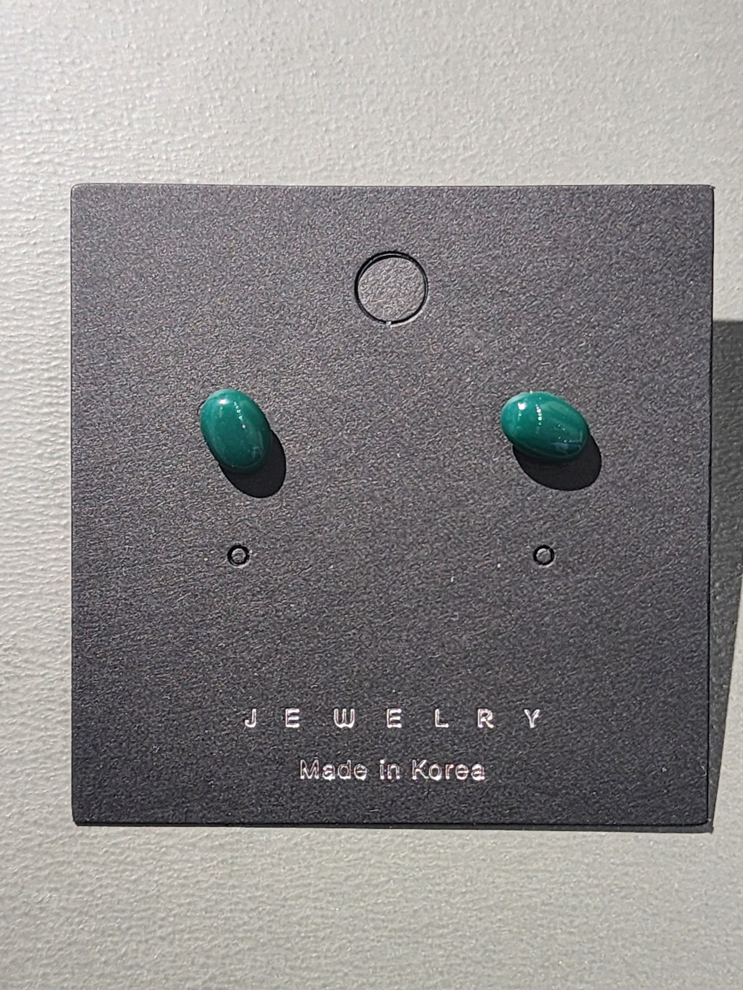 Ocr Oval Candy Stud Earrings