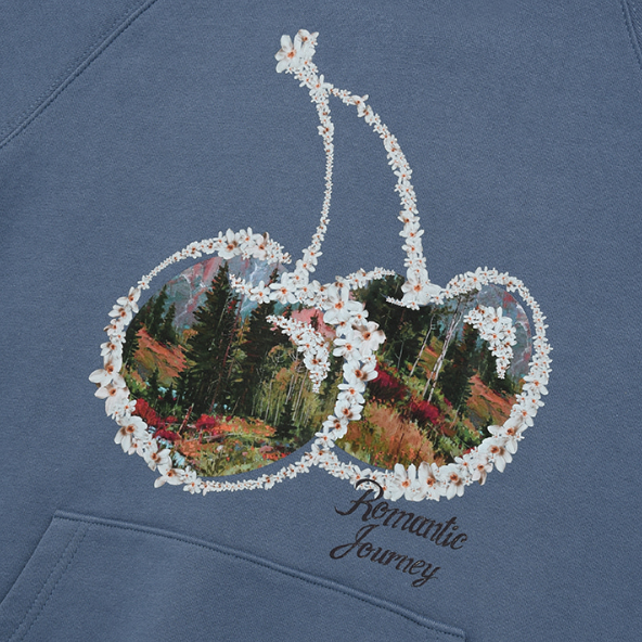 [清貨優惠][KIRSH] Big Cherry Bohemian Hoodie (2種)