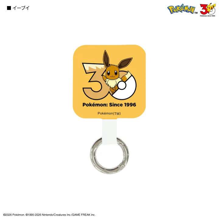 日本預訂📍日本Pokemon 30週年圖案電話掛片 2026年11月下旬到貨