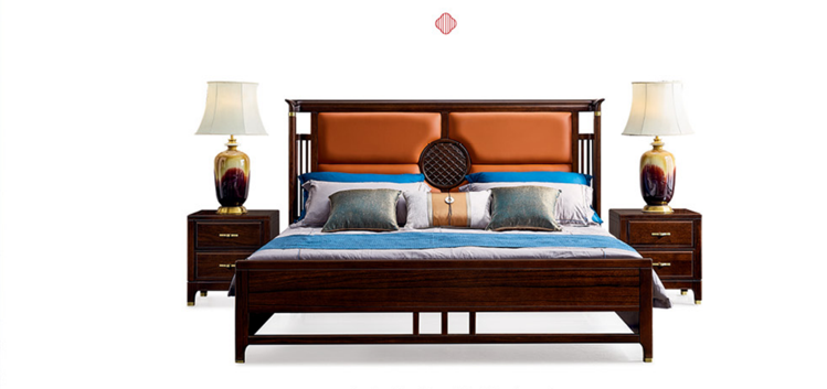 1.8米/1.5米 實木床架 9025