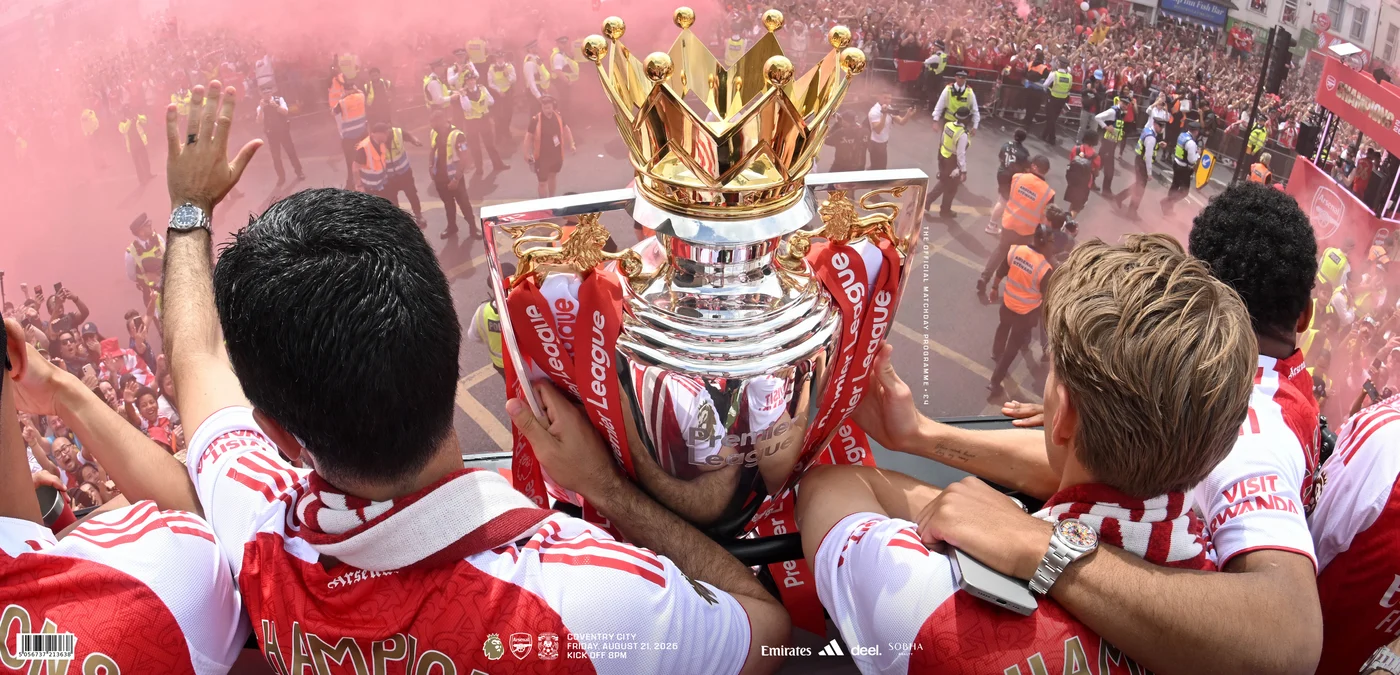 Arsenal v Coventry City 2026/27 英超官方 Matchday Programme