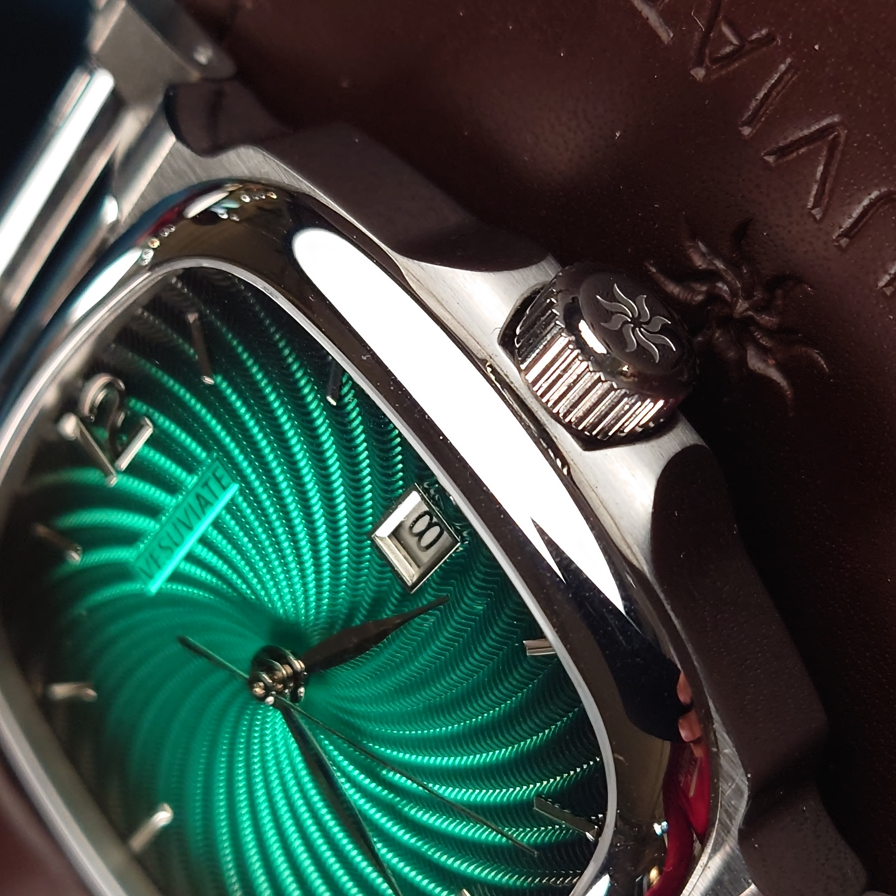 VESUVIATE Attivo Guilloché Edition - Cyan