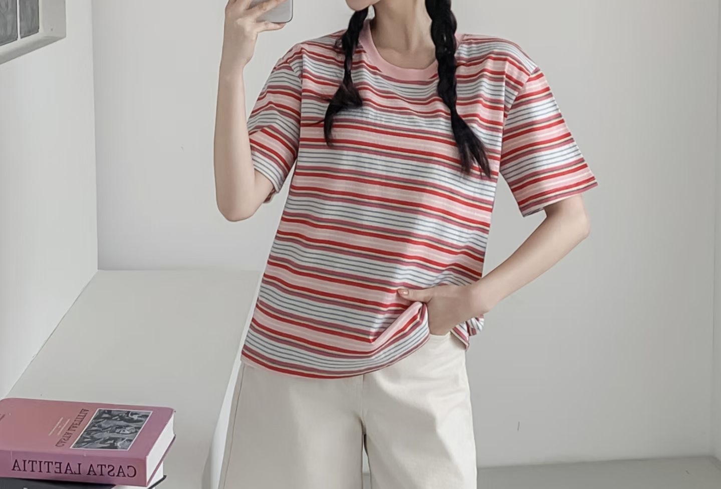 Made in Korea🇰🇷彩間棉top