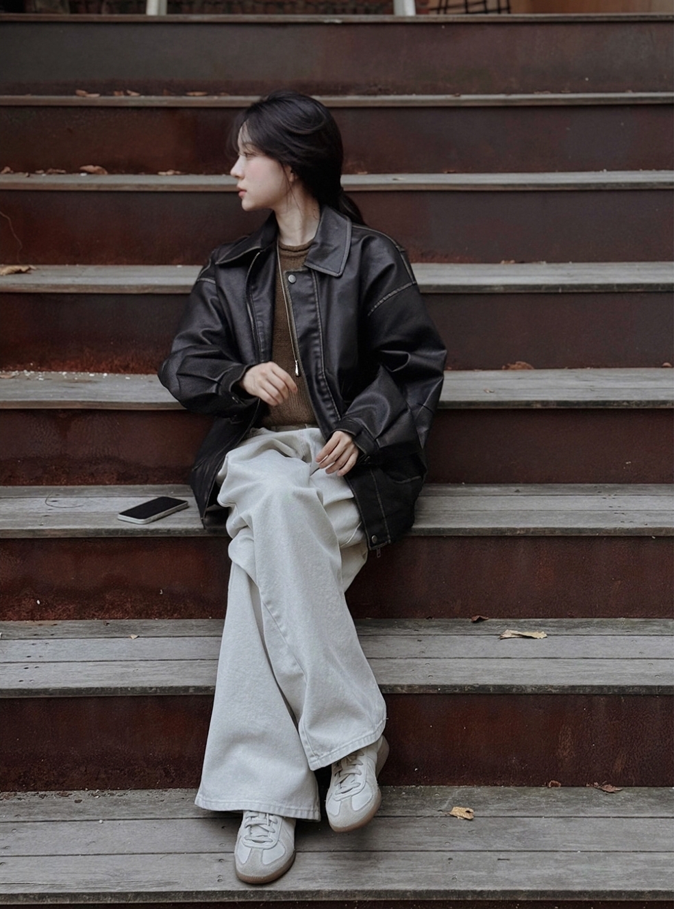 Slowand Garment Leather Jacket 