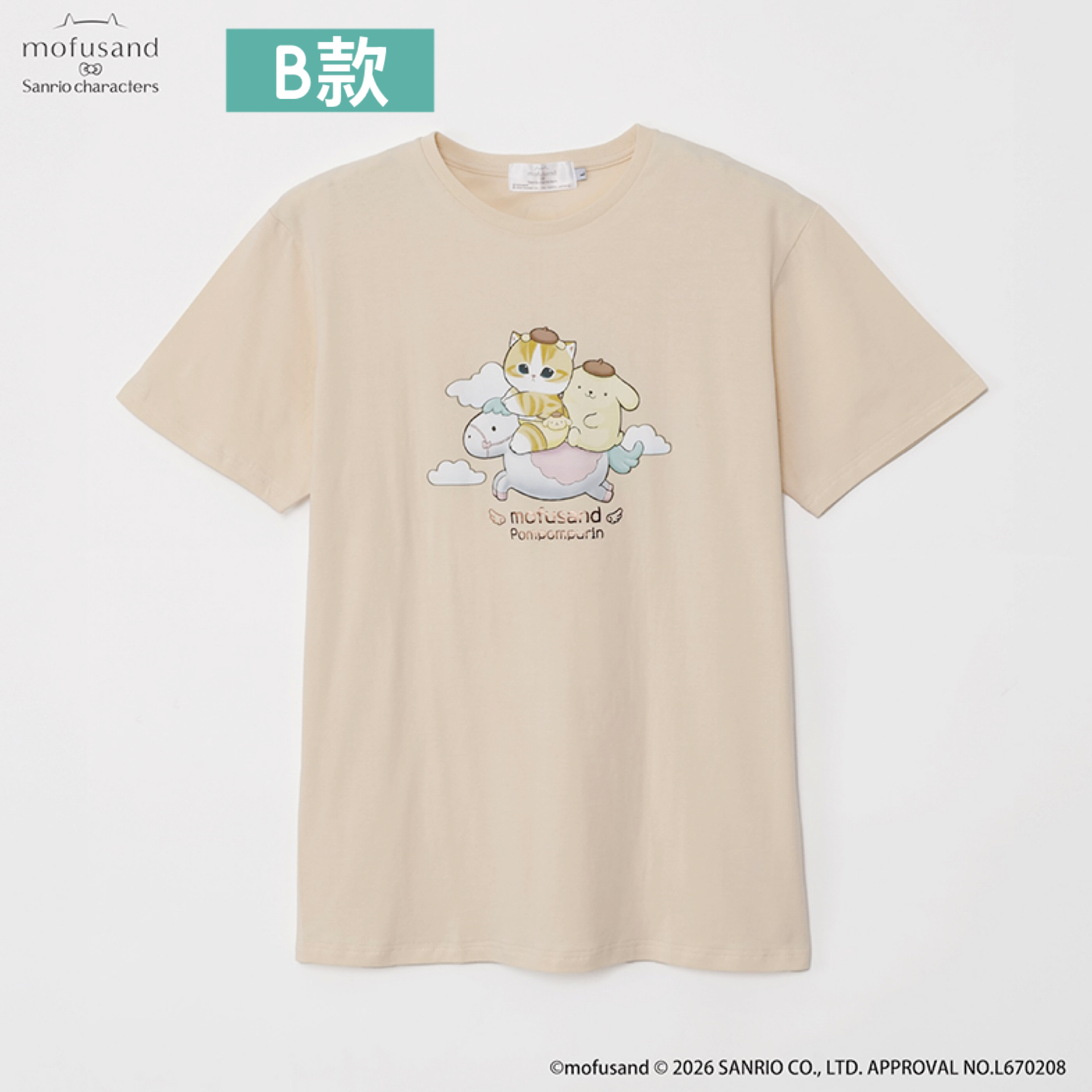 日本預訂📍Mofusand x Sanrio第三彈系列 - 背心/短袖Tee 17/4日本開售