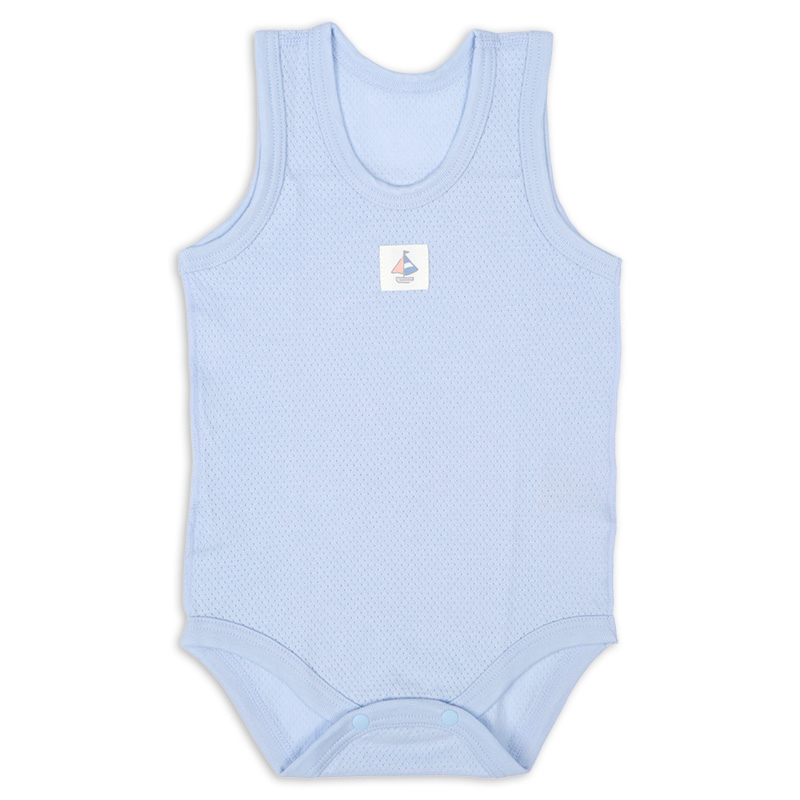 🇯🇵預訂 日本直送🇯🇵帆船印花純棉網眼無袖背心包屁衣兩件套