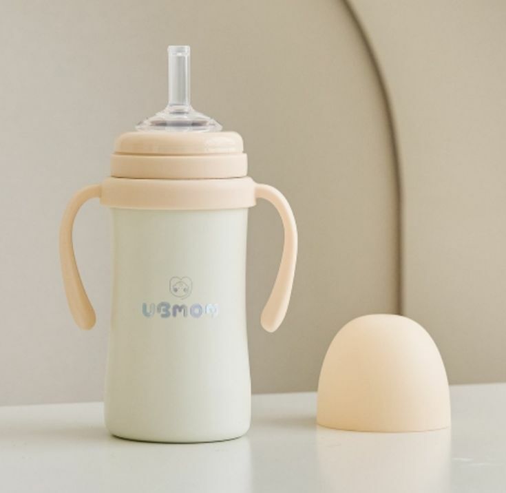UBMOM 粉彩色系316不銹鋼保溫吸管杯220ml
