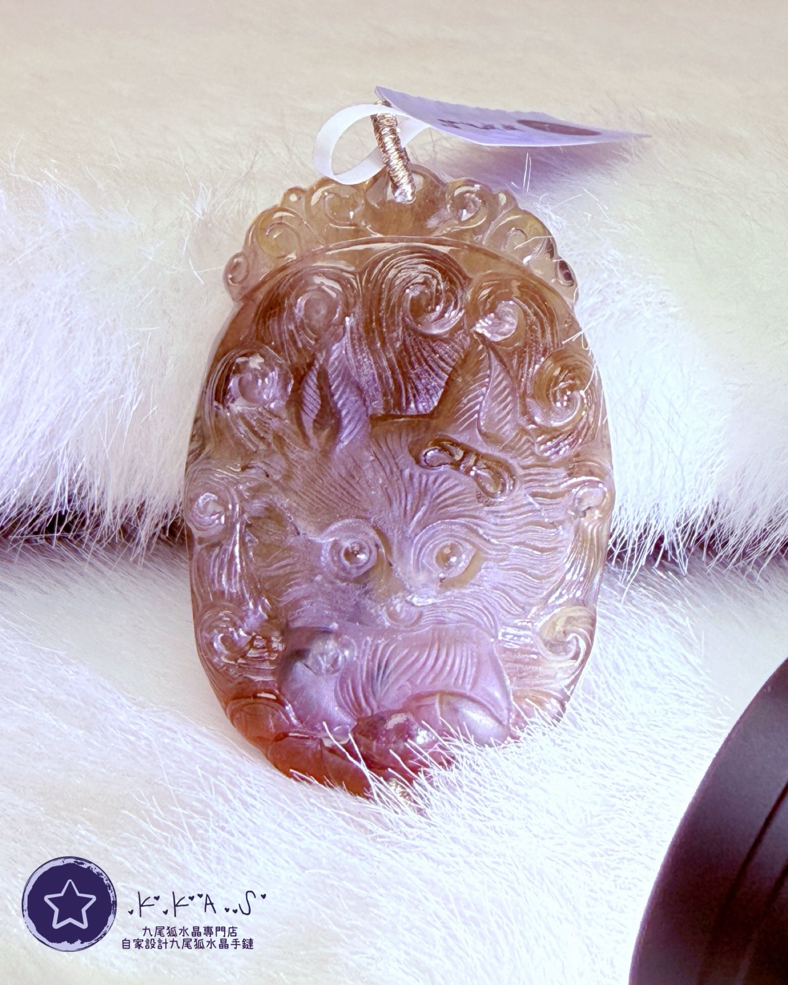 K00205 極光23 女孩九尾狐 - 吊墜/手牌兩用款