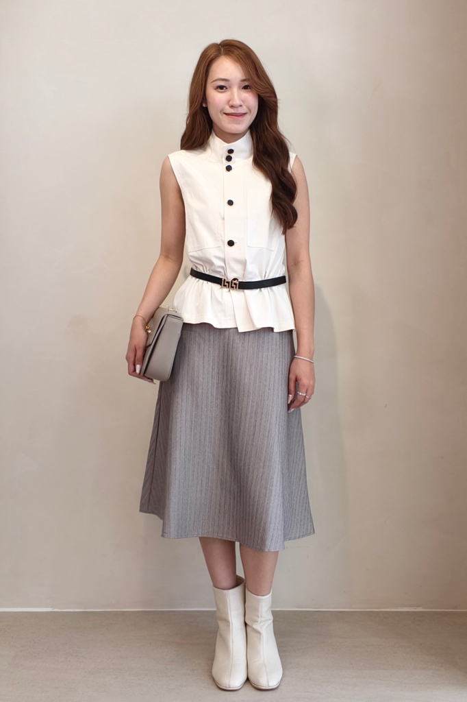 52169 GraceFlow A-Line Midi Skirt