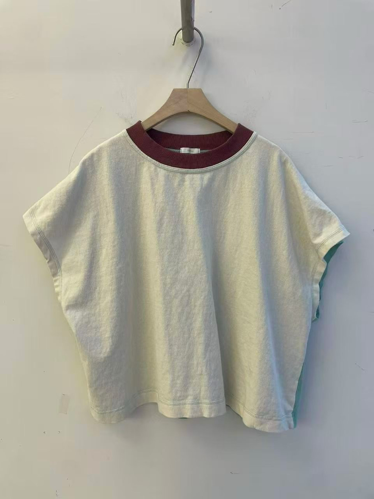 XNN OX 夏季撞色top