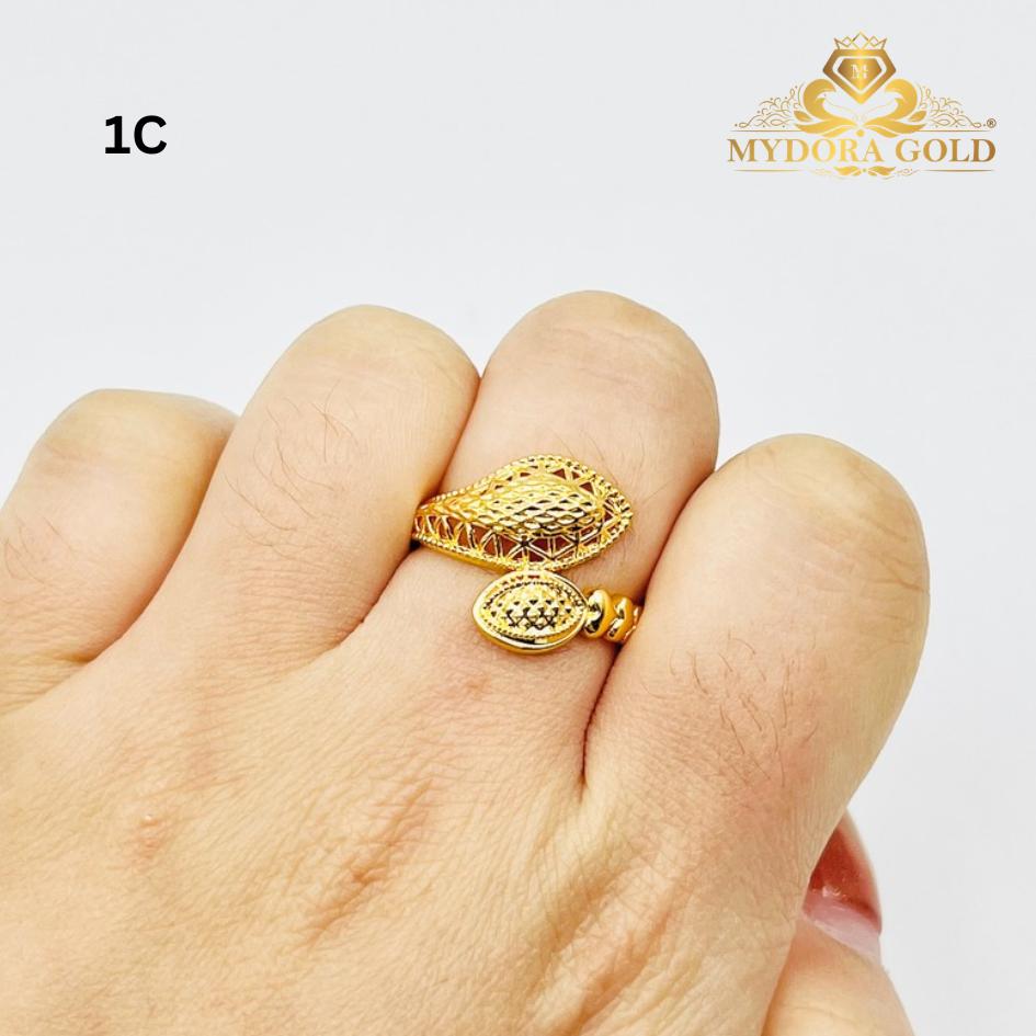 MYDORA Cincin Ratu Lattice Oval (5G) l EMAS 916/22K