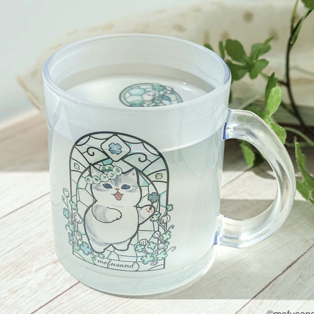 Mofusand 鯊魚貓 玻璃杯｜預訂