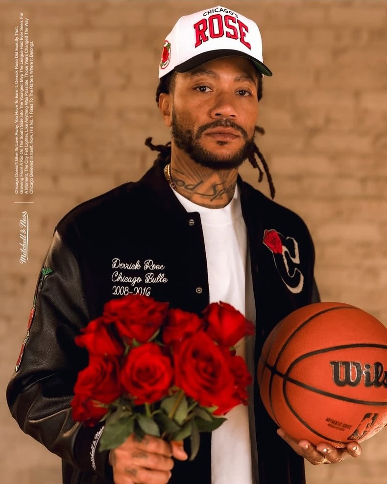 🌟M&N Derrick Rose Retirement Jacket