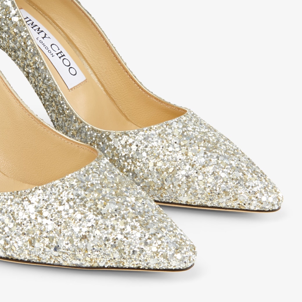 限時優惠✨最美婚鞋👰🏻‍♀️陽光下真的巨閃Bling bling   訂貨🍒JIMMYCHOO ROMY 85 Size 36-39/40  Color : Champagne