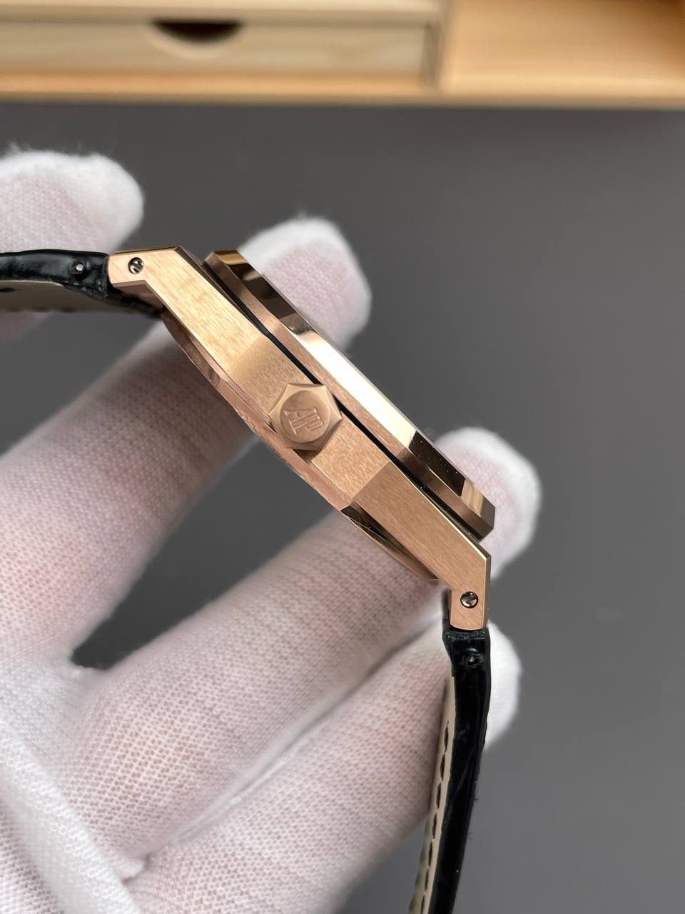 🚀AP 玫金15500 皮带款/41mm/4302机💯