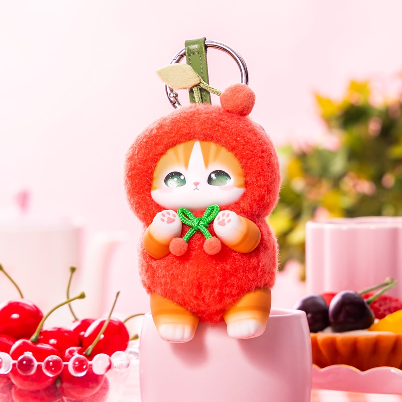  🌸 【預訂】Kiramekko 貓貓生果系列公仔掛飾(隨機) - Mofusand 18/9新品