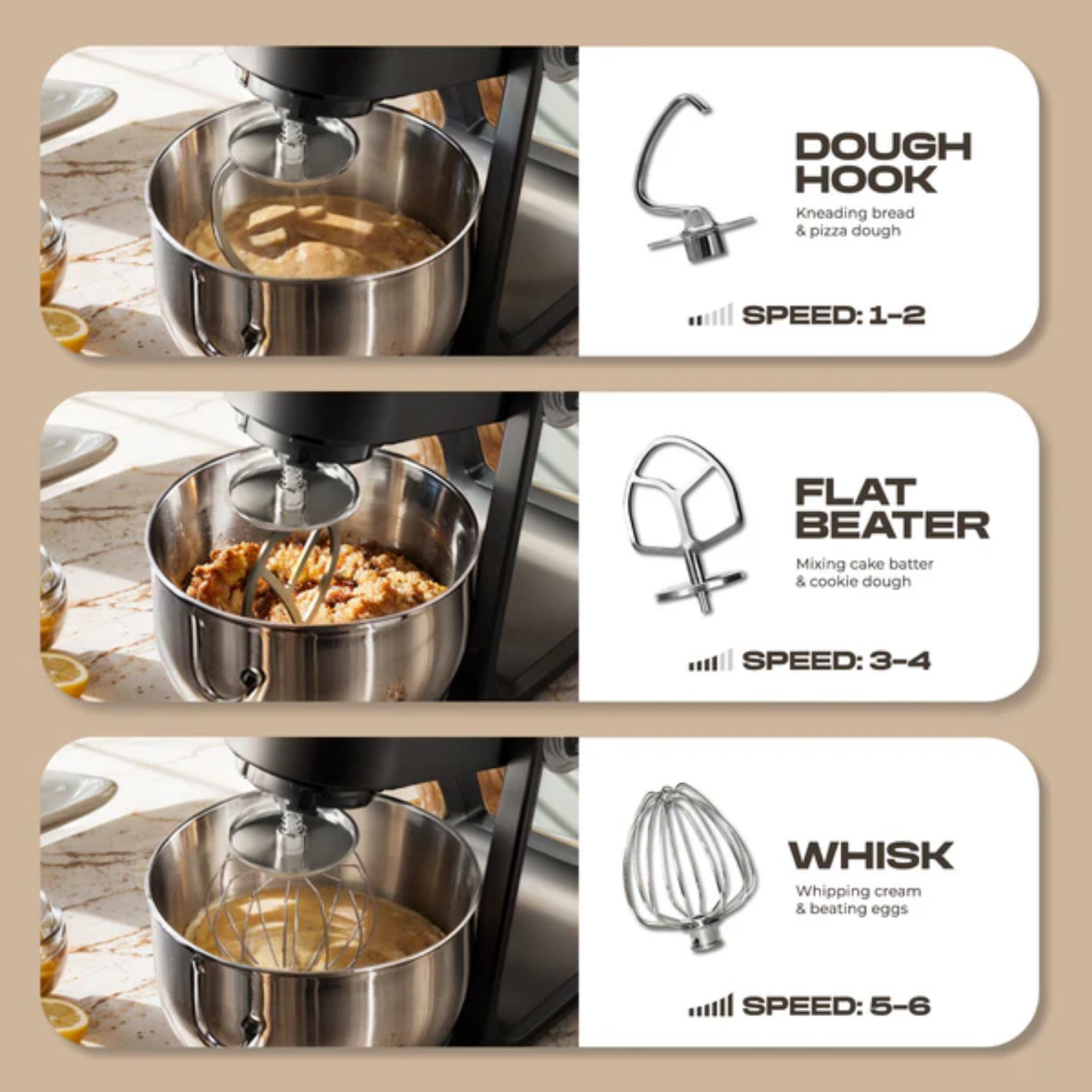 Russell Taylors 5L Professional Stand Mixer (S4)