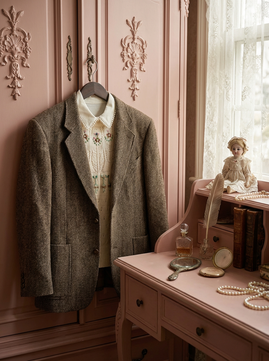 Herringbone英國製人字呢絨英倫復古西裝