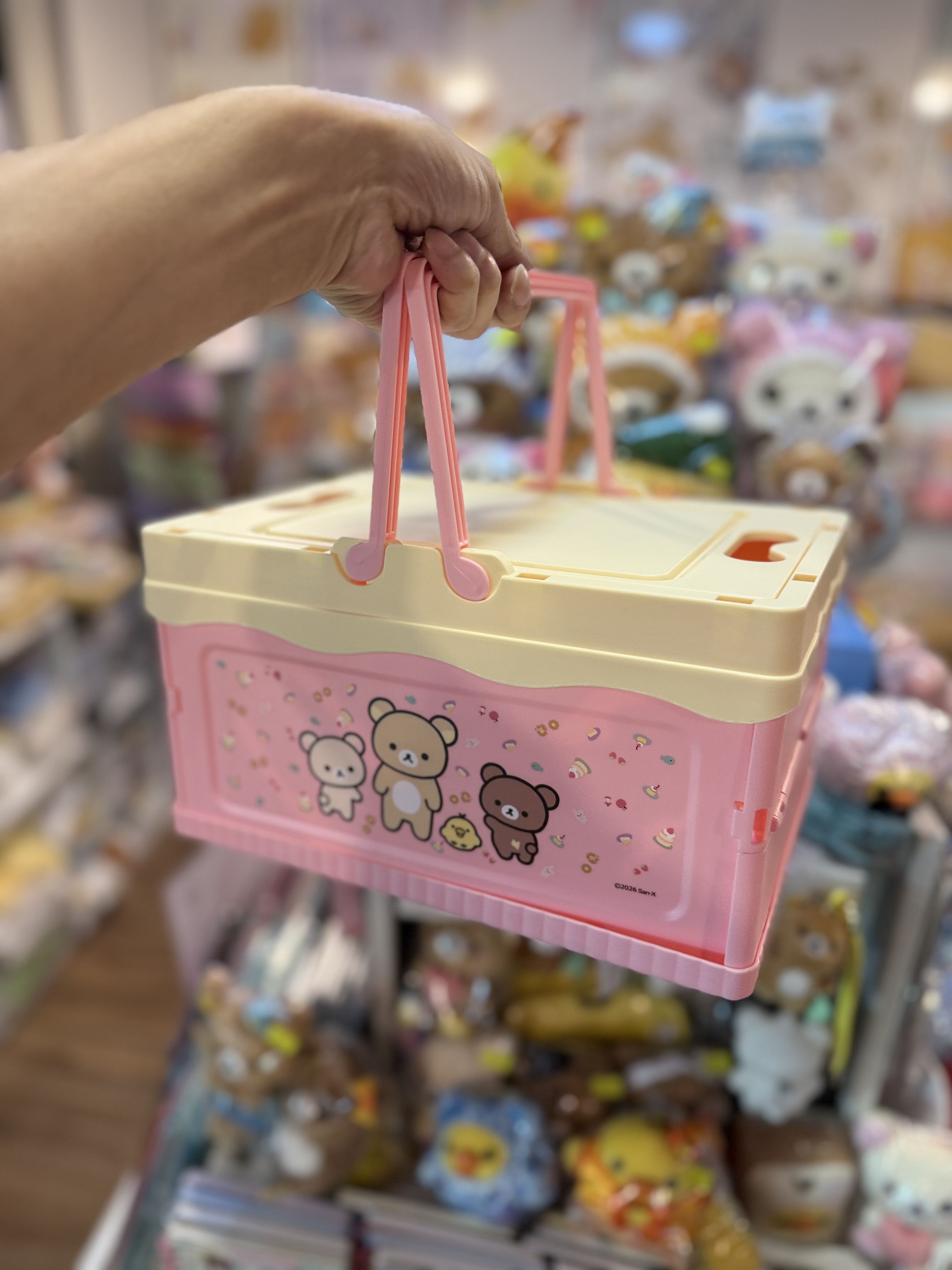 《現貨》全新Rilakkuma摺疊式收納盒