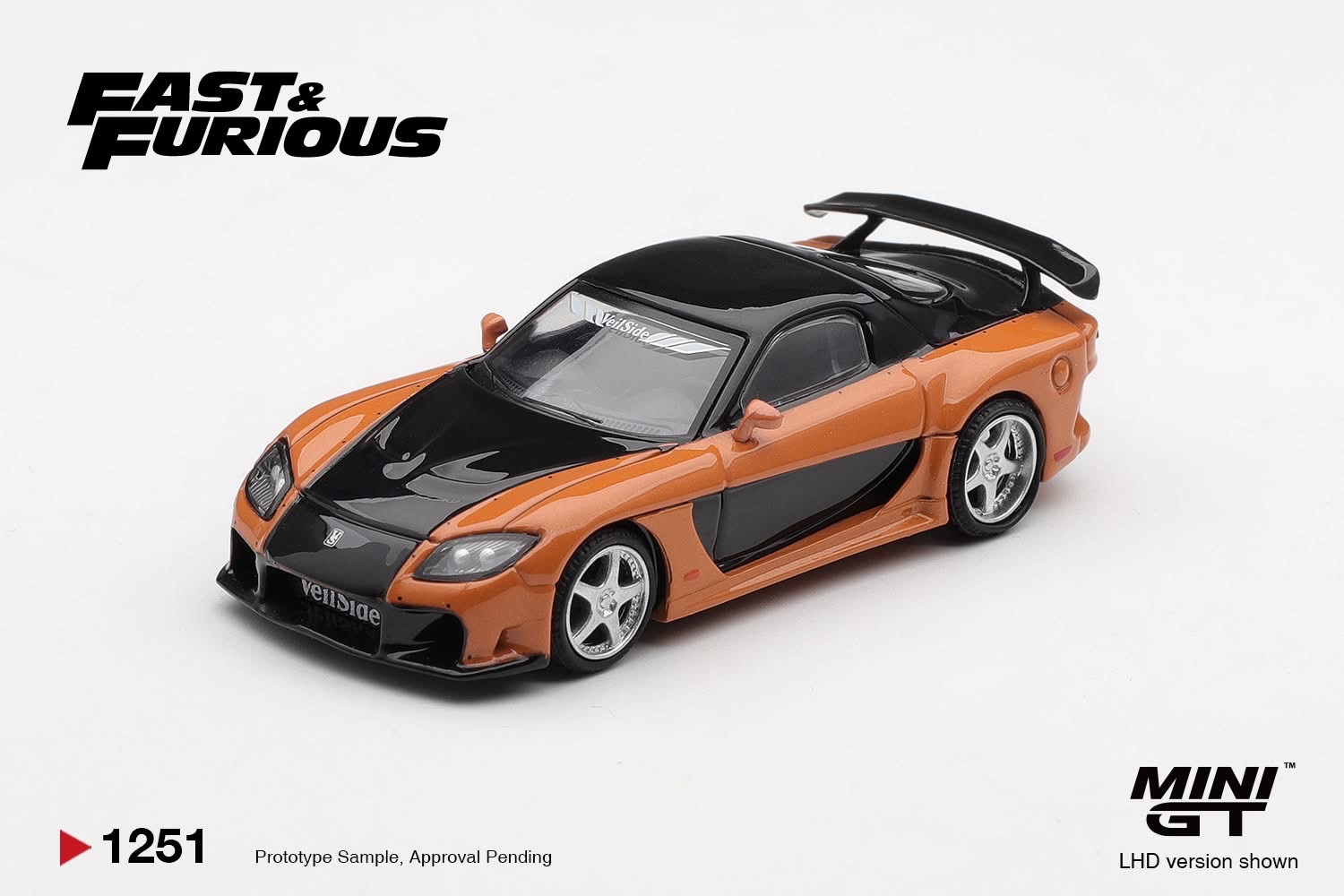 (預訂 Pre Order) Mini GT ( MGT01251-BL) Mazda RX-7 VeilSide Fortune "The Fast and the Furious: Tokyo Drift" Han Seoul-Oh / Blister Packaging