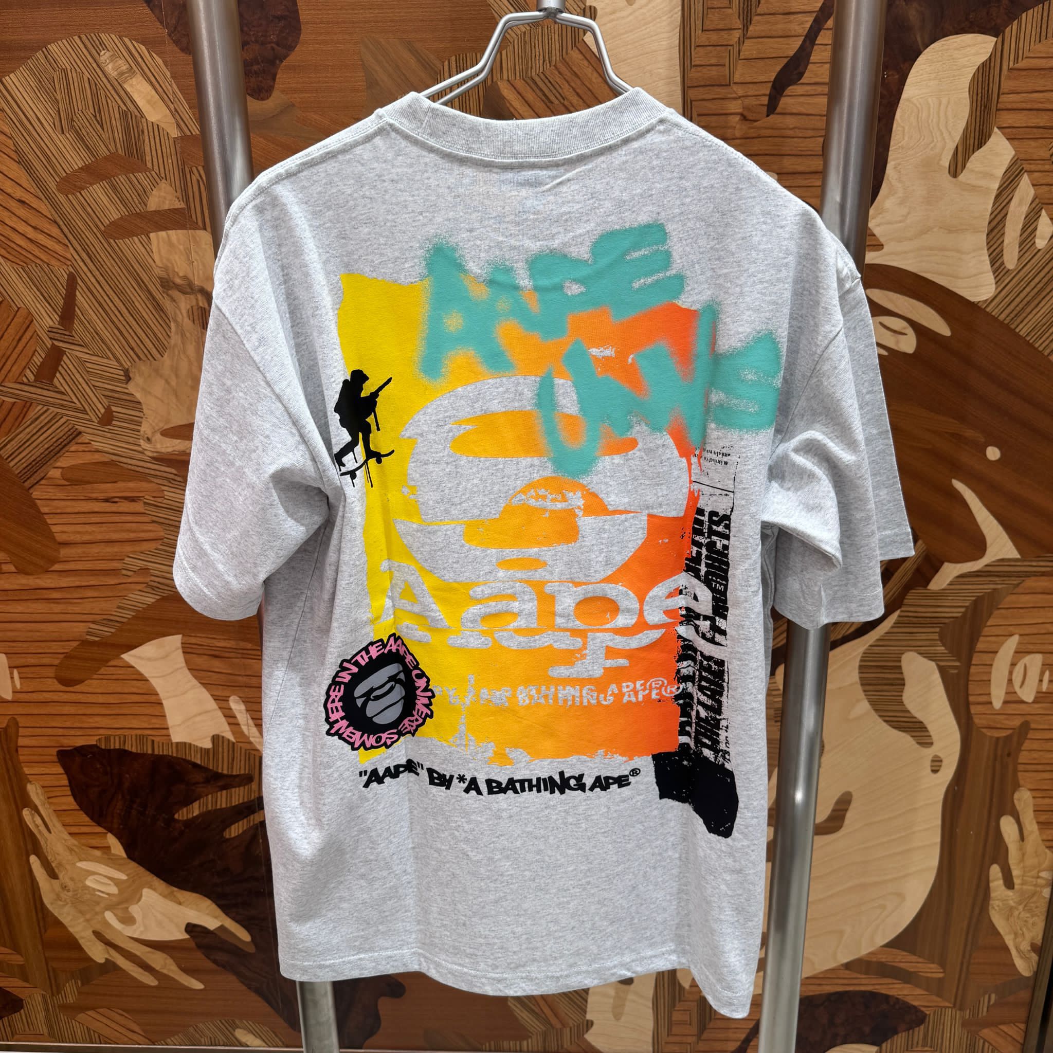 AAPE Relaxed fit AAPEUNVS graphic tee (1889) 寬鬆版