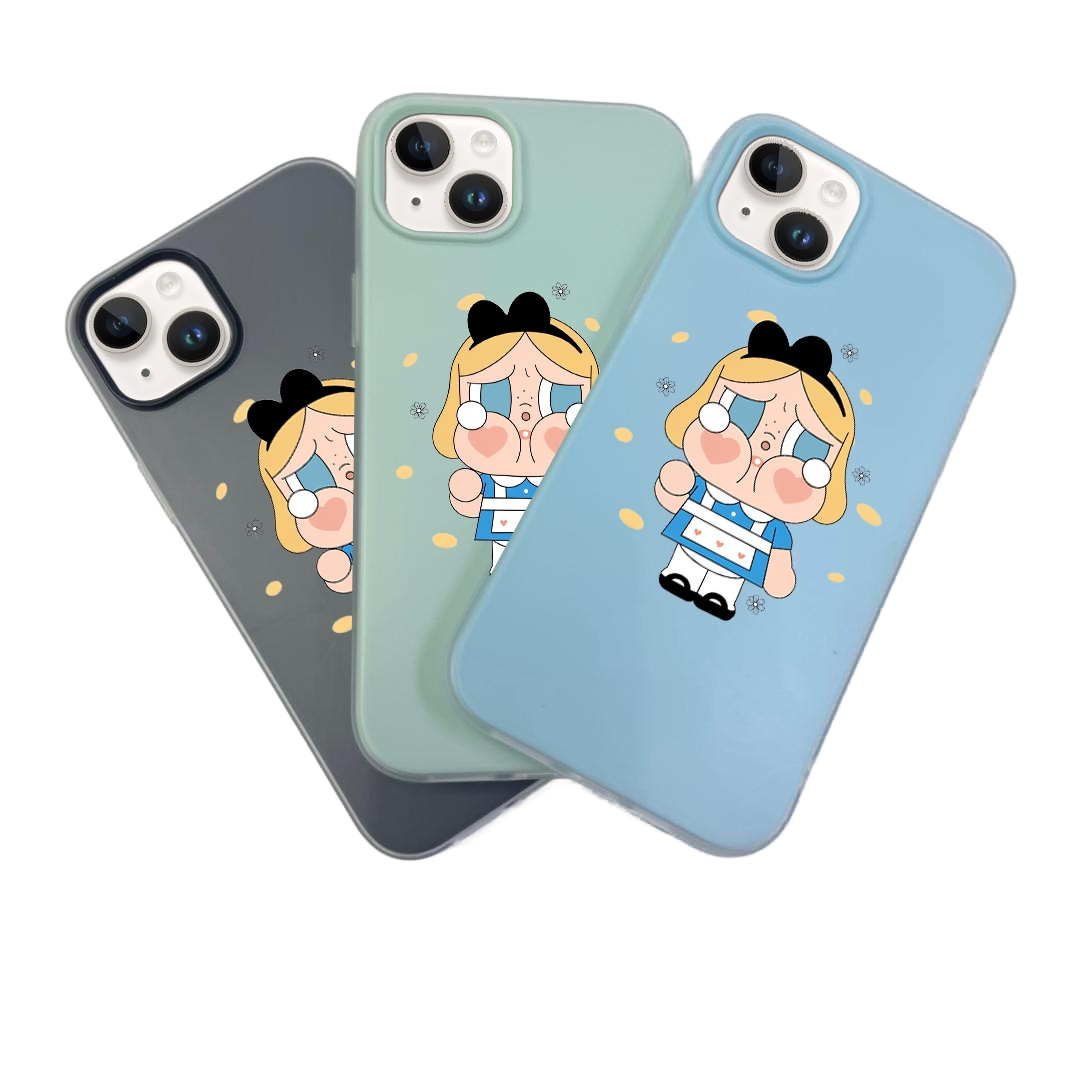 JELLY CASE PHONE FOR IPHONE - DESIGN CRYBABY B
