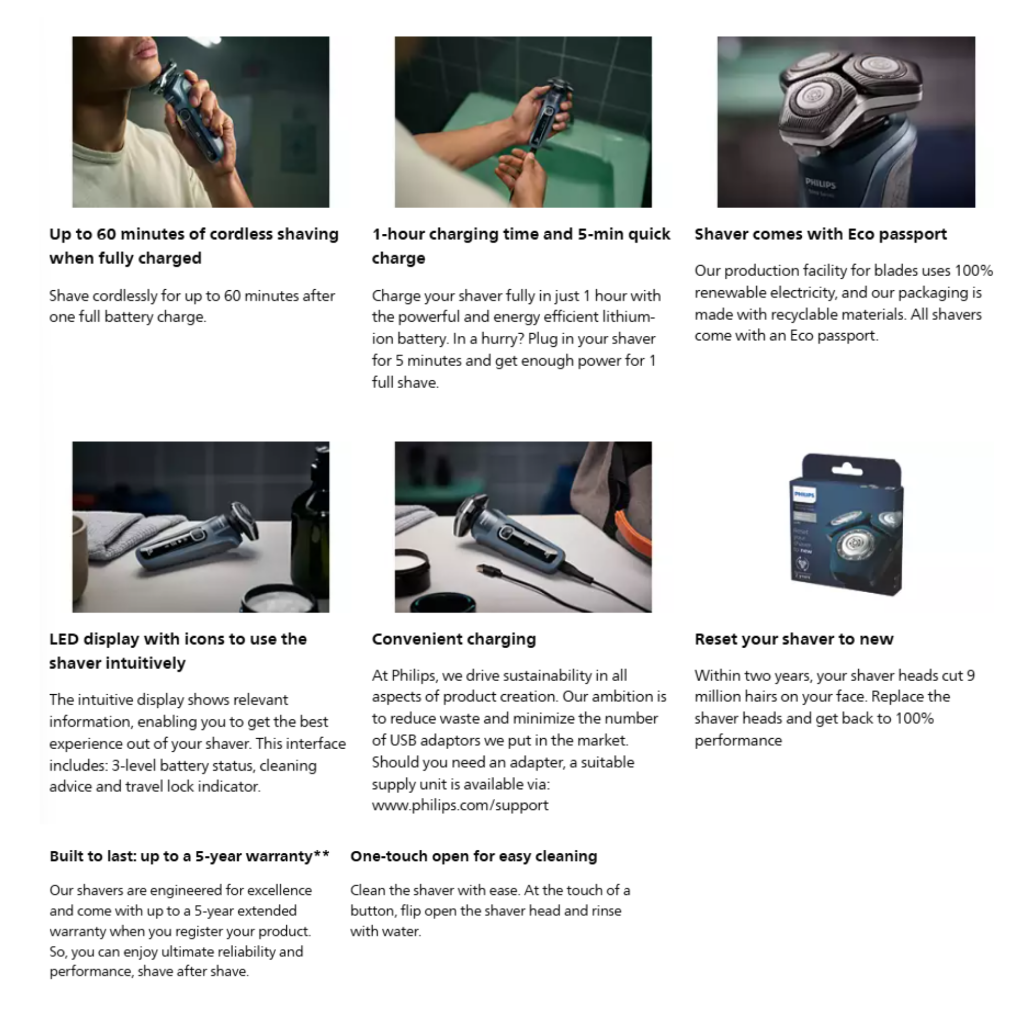 Philips Series 5000 Wet & Dry Electric Shaver (S5880/20)