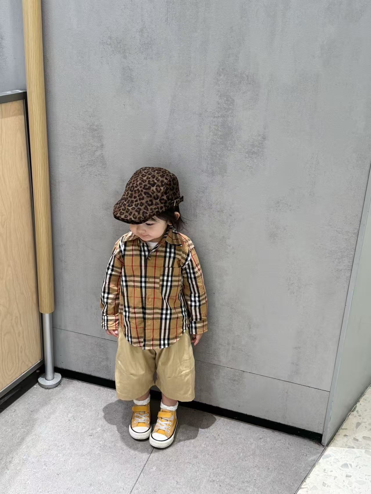 0598 親子款❤️超高質格仔襯衫