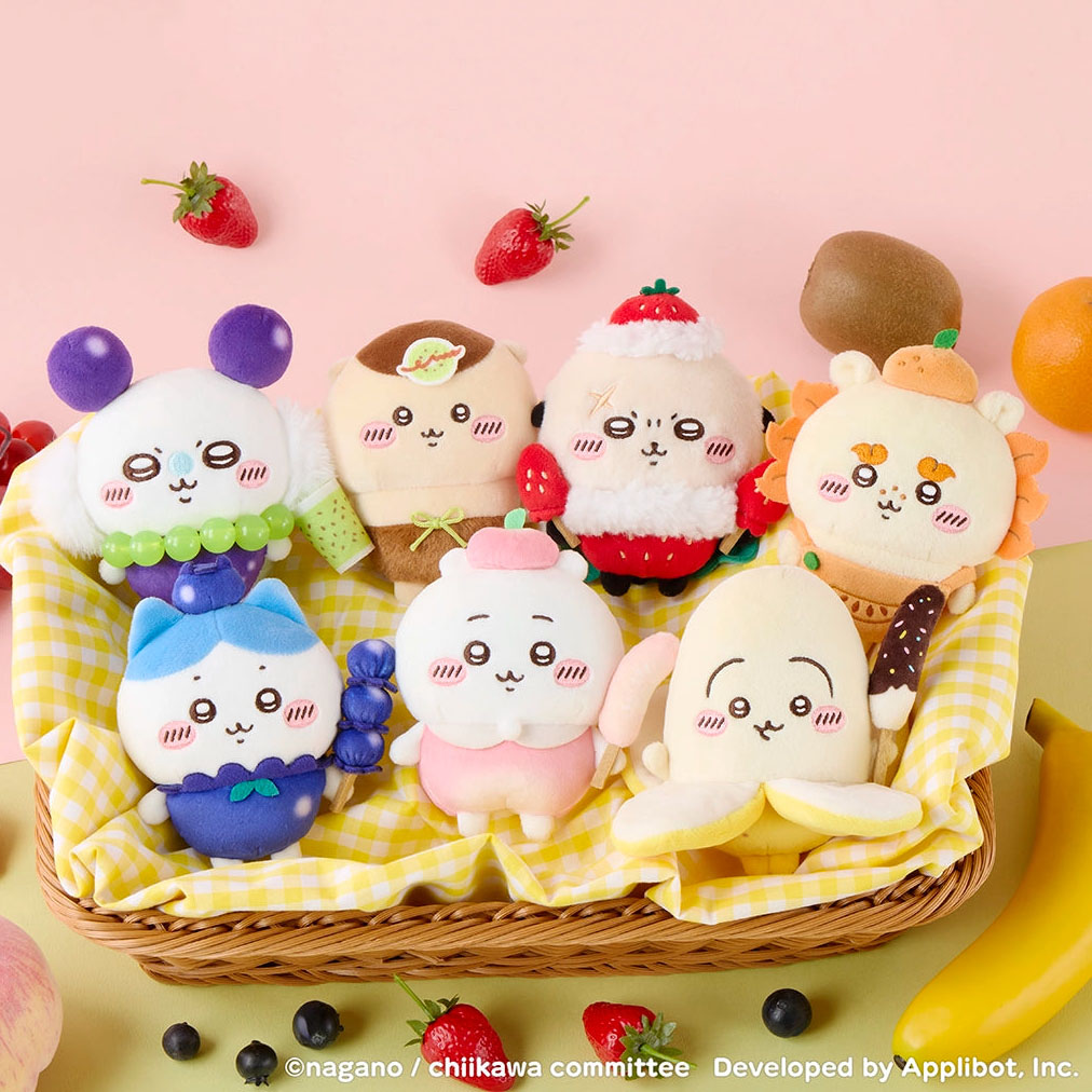 現貨｜ちいかわ Chiikawa Pocket 飛鼠 Momonga 水果 日版 毛公仔 吊飾 掛件 (388432)