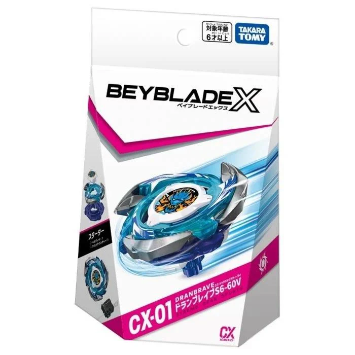 TakaraTomy - BBX-STA BeybladeX Starter CX-01 Dran Brave S6-60V