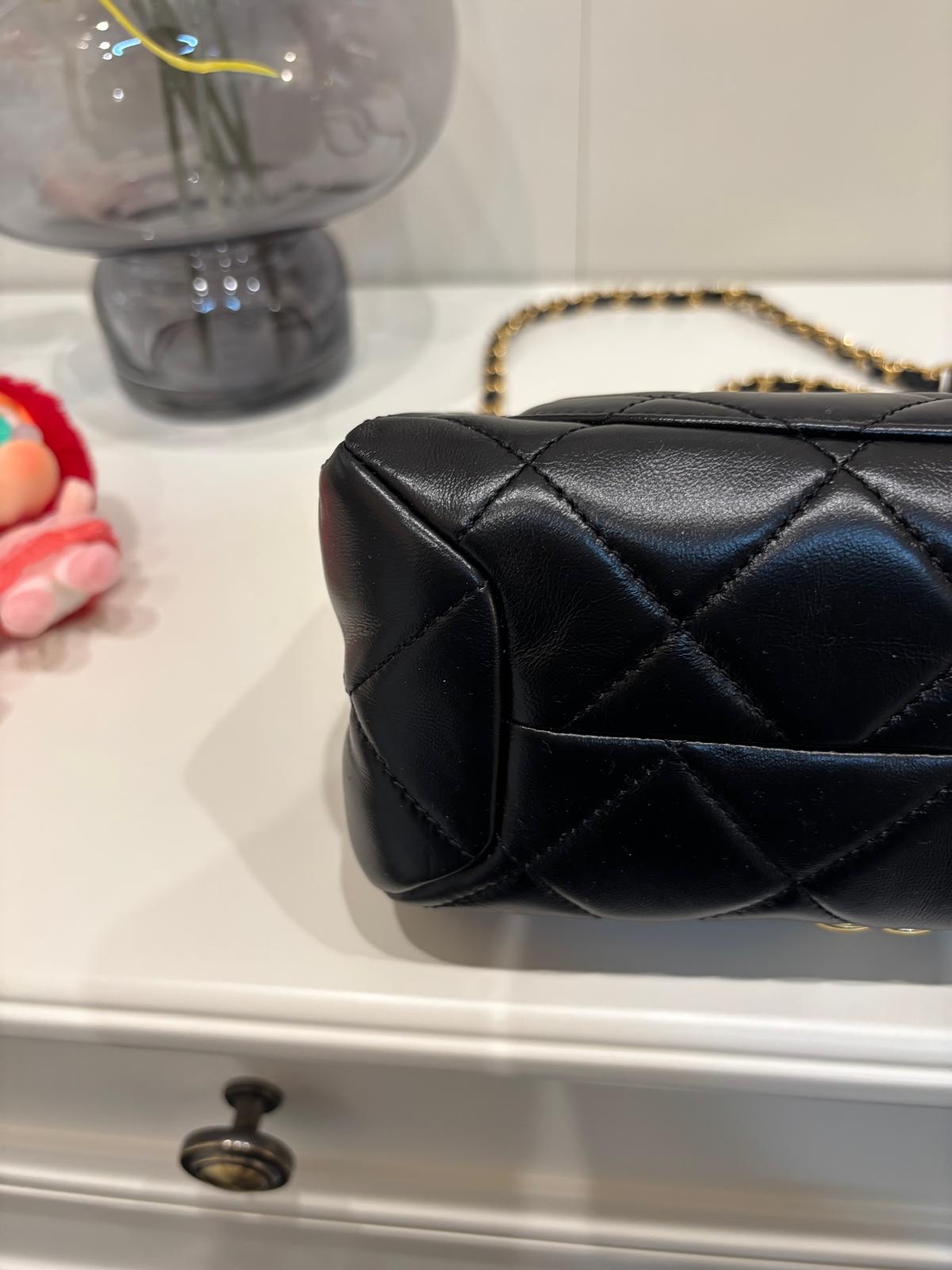 Chanel FLAP BAG AS3366 晶片 100%Authentic, 98%new  ✅晶片✅dust bag✅box 