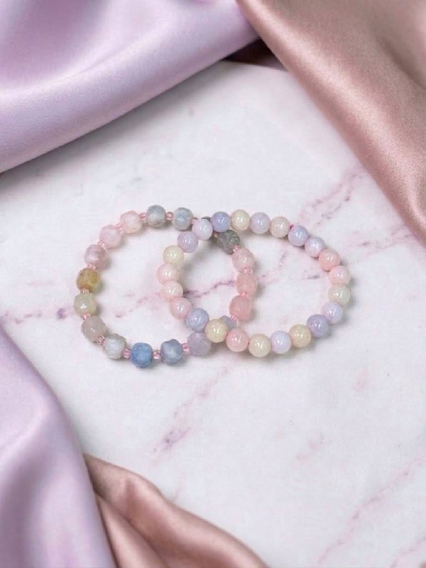 Morganite Crystal Bracelet 