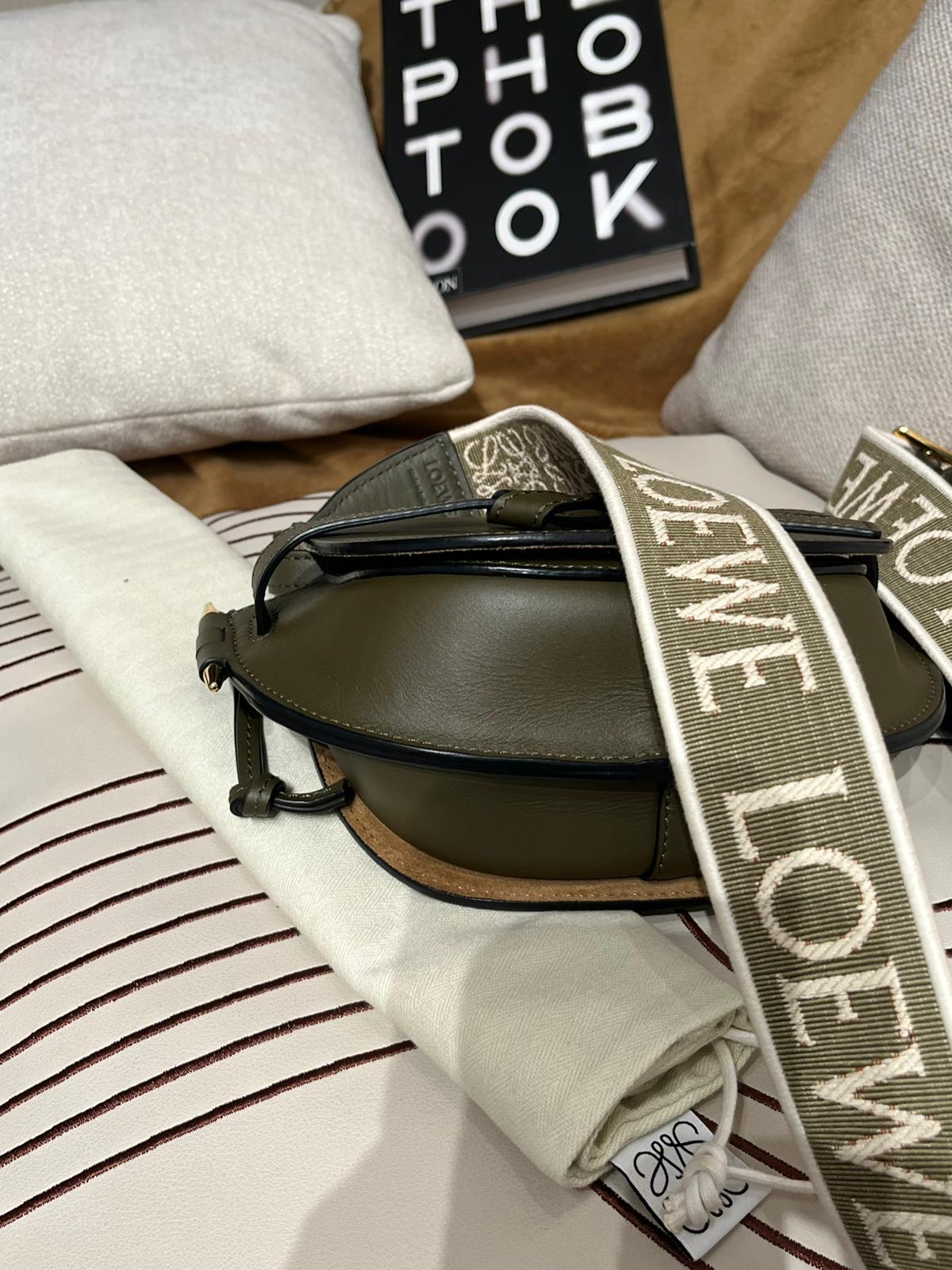 Loewe Gate Mini Calfskin Crossbody Bag 100%Authentic, 95%New ✅Dust bag