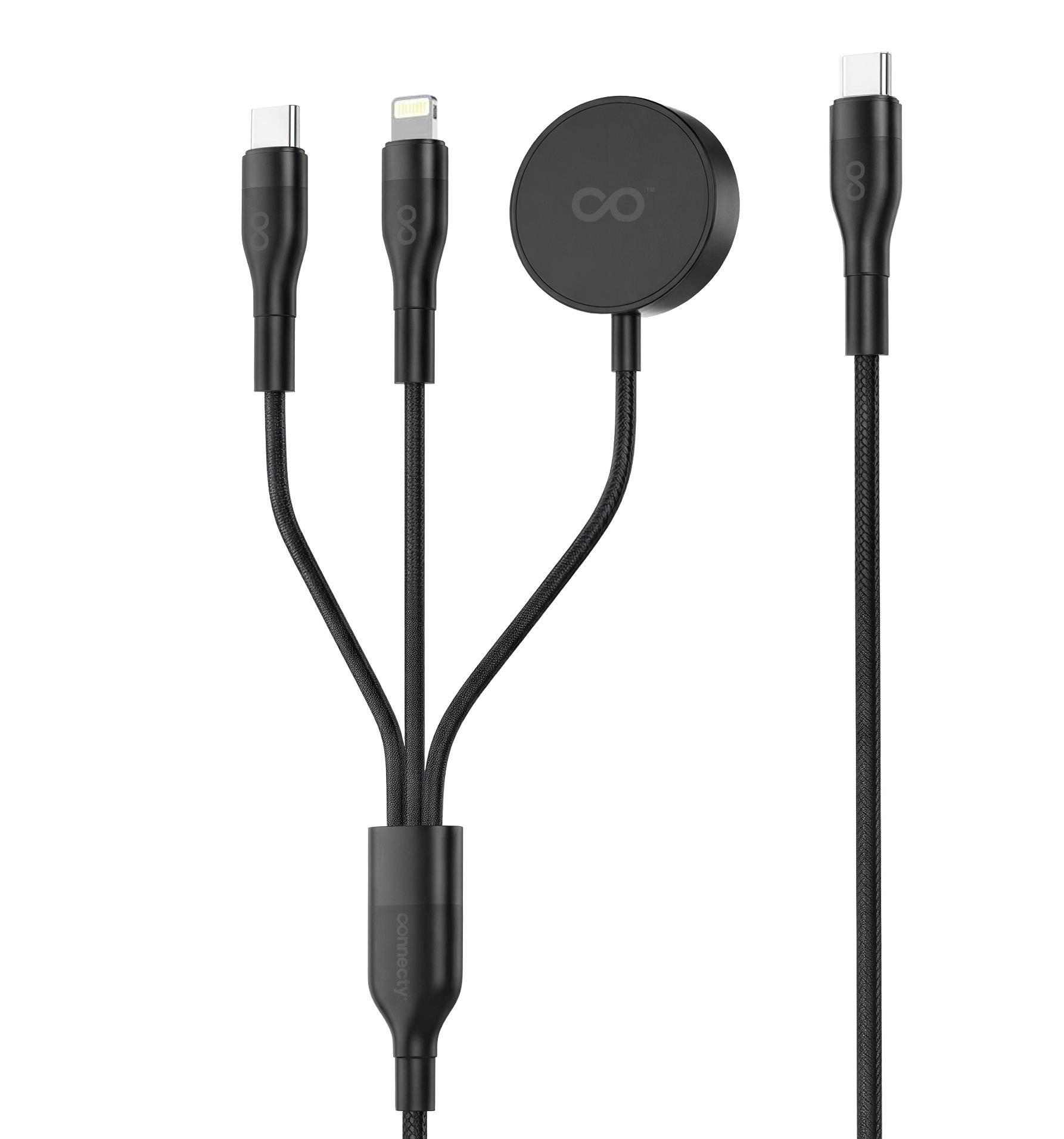 Connecty QuadLink 4-in-1 Charging Cable CC141D [預計8月中出貨]