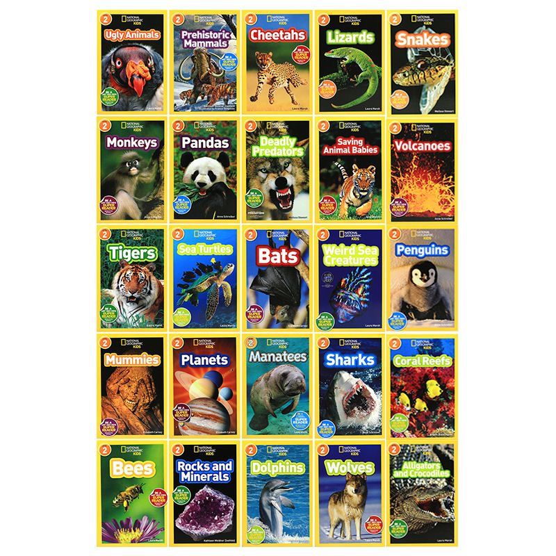 National Geographic Kids Level 2 國家地理分級讀物 第二季 L2 兒童百科書｜25 books｜點讀版