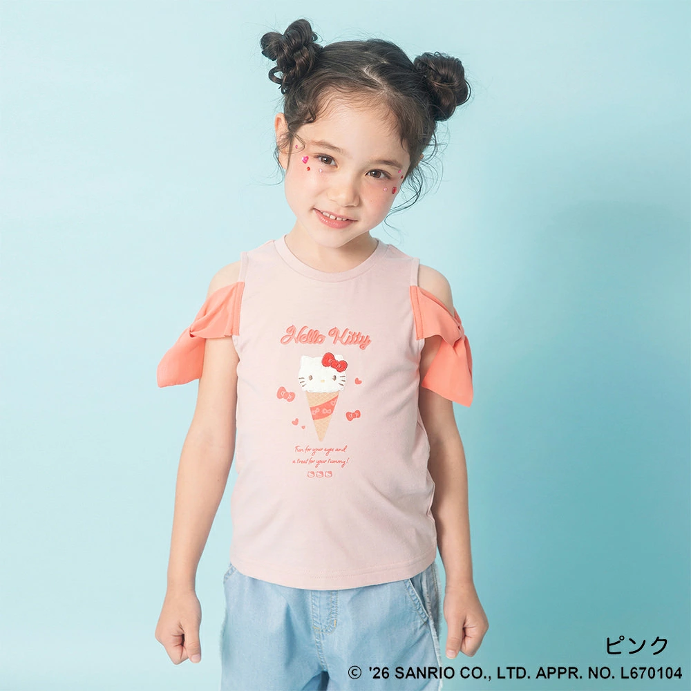 🆕【⭐訂購⭐】 🇯🇵日本直送 #Sanrio 雪紡露肩上衣［4款選］ [ELGA-0069][260813]