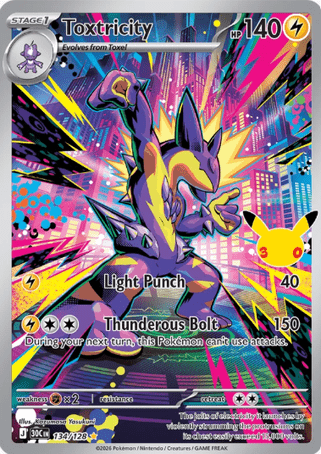 Pokemon TCG 30th Celebration - Toxtricity-134/128