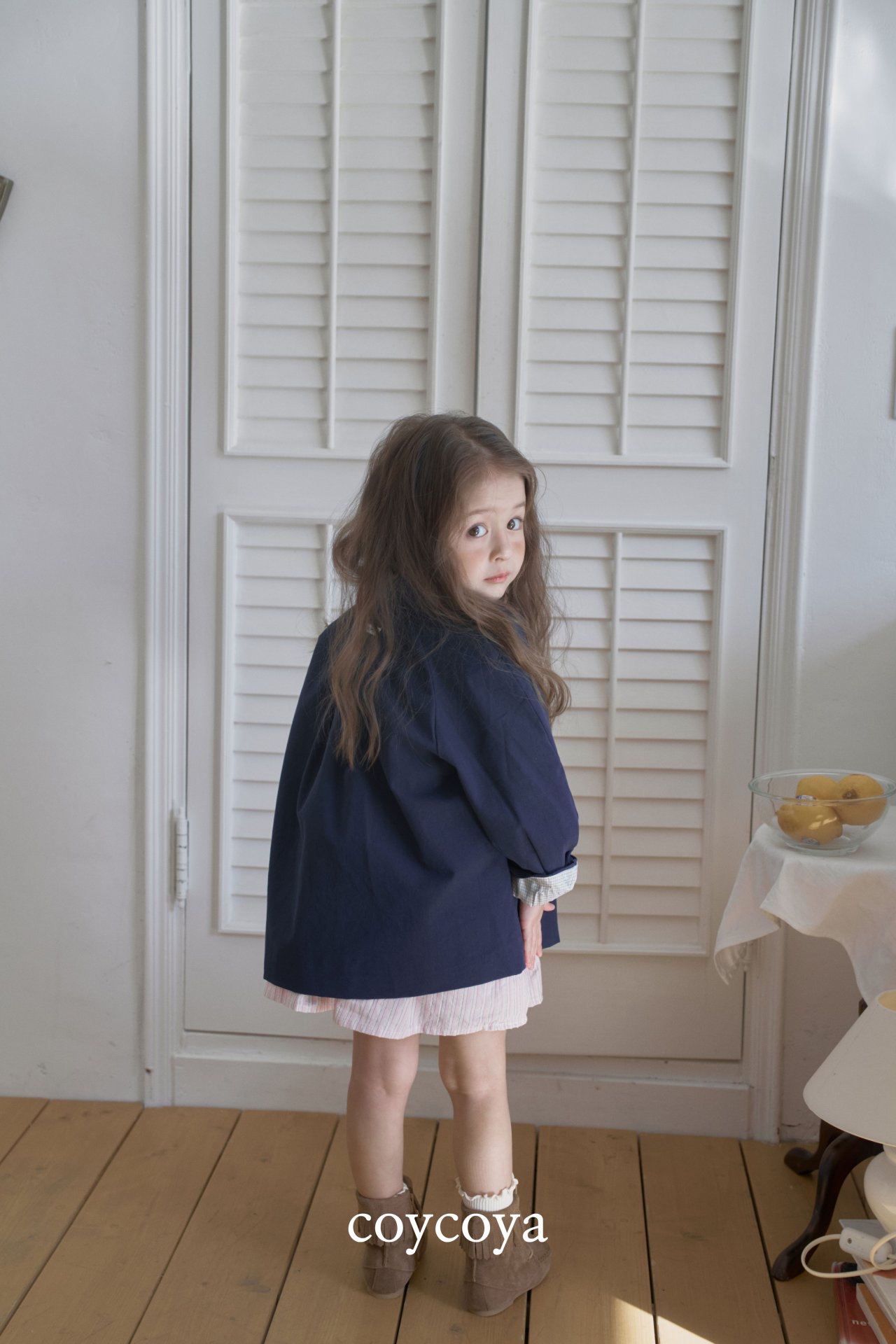 🌸預訂 韓國直送🌸🇰🇷COYCOYA兩色復古格紋內襯開襟外套