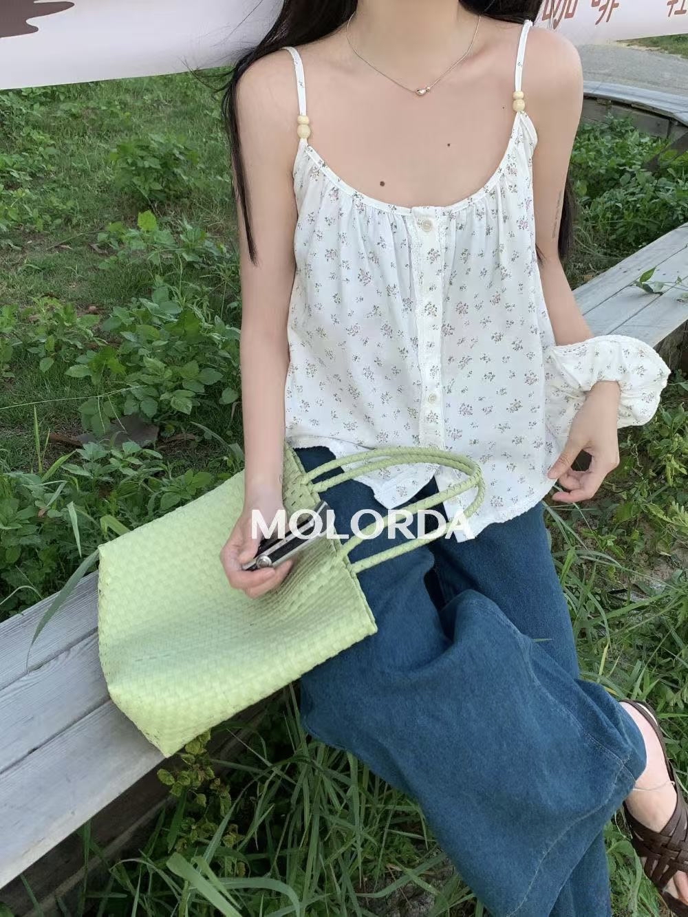 TP380韩系碎花吊带