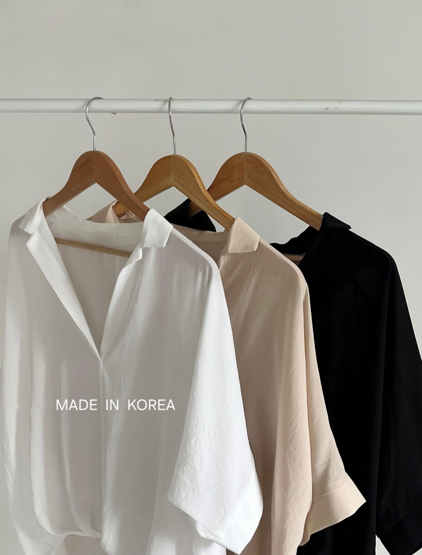 G6272 韓國🇰🇷V領淨色top