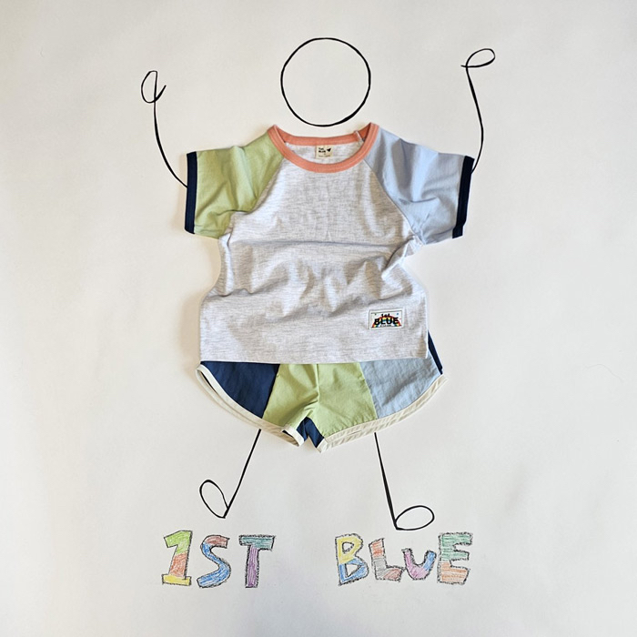 🇰🇷1st.BLUE tee