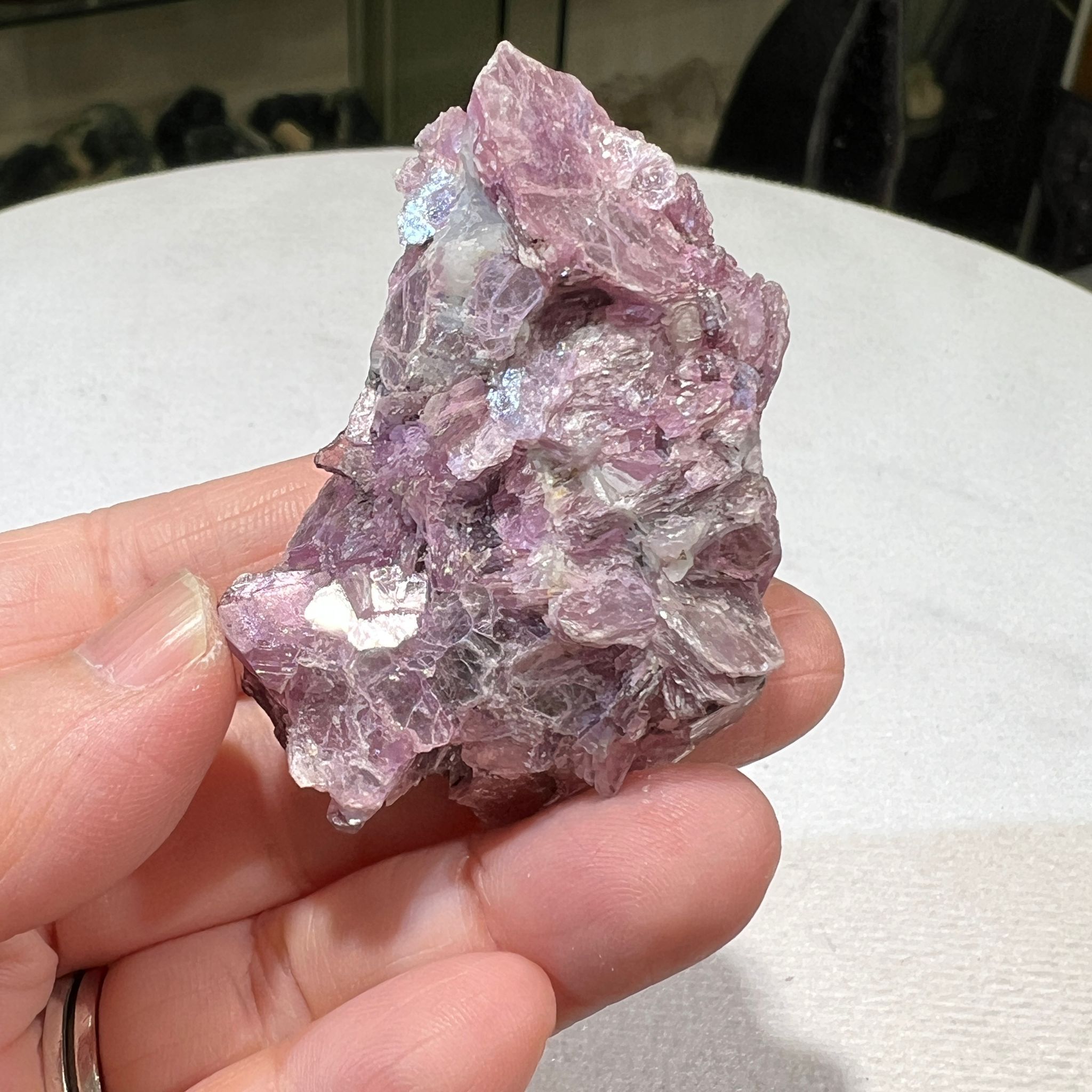 紫鋰雲母原石 #CA0051