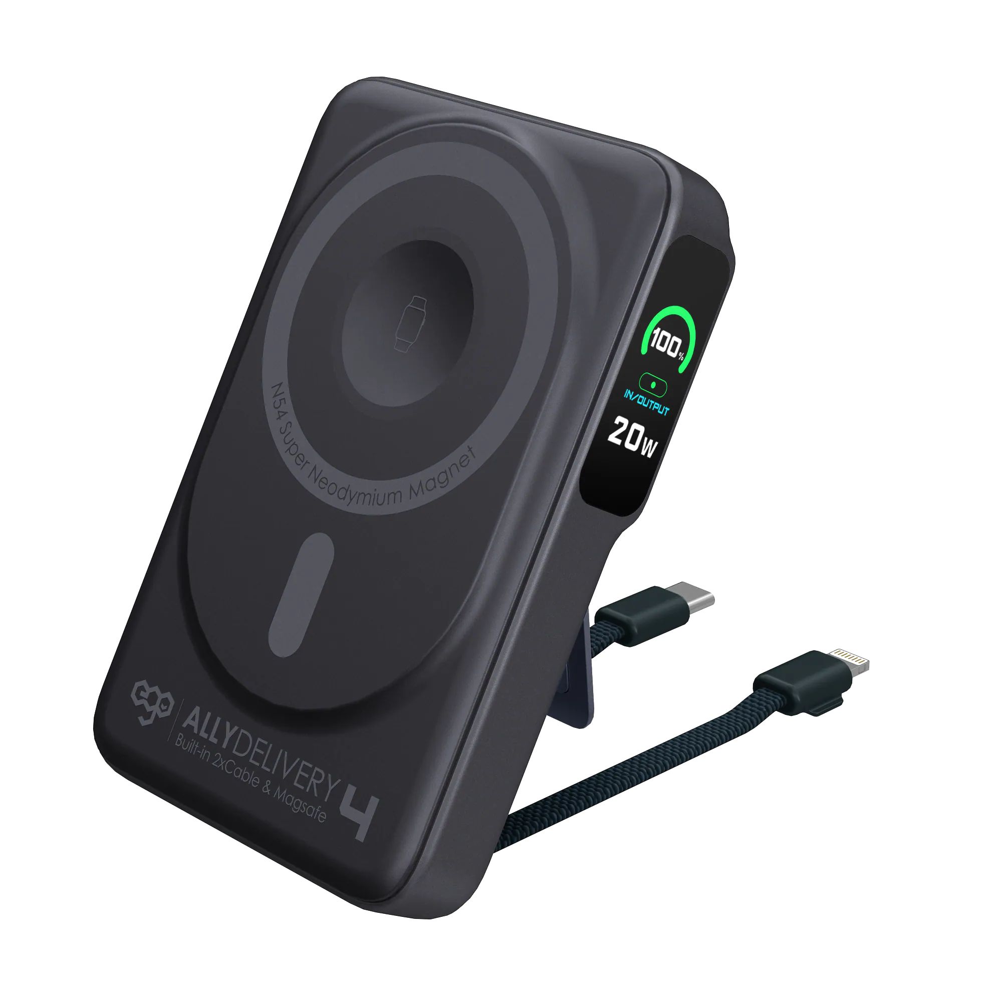 EGO AllyDelivery 4 @3C認證版.Magsafe 10000mAh 6in1 移動電源