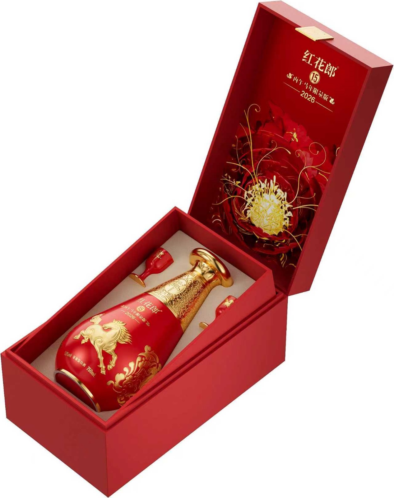 郎酒 - 紅花郎.十五 甲辰龍年 限量版 (醬香型白酒) C9LW5000770WL