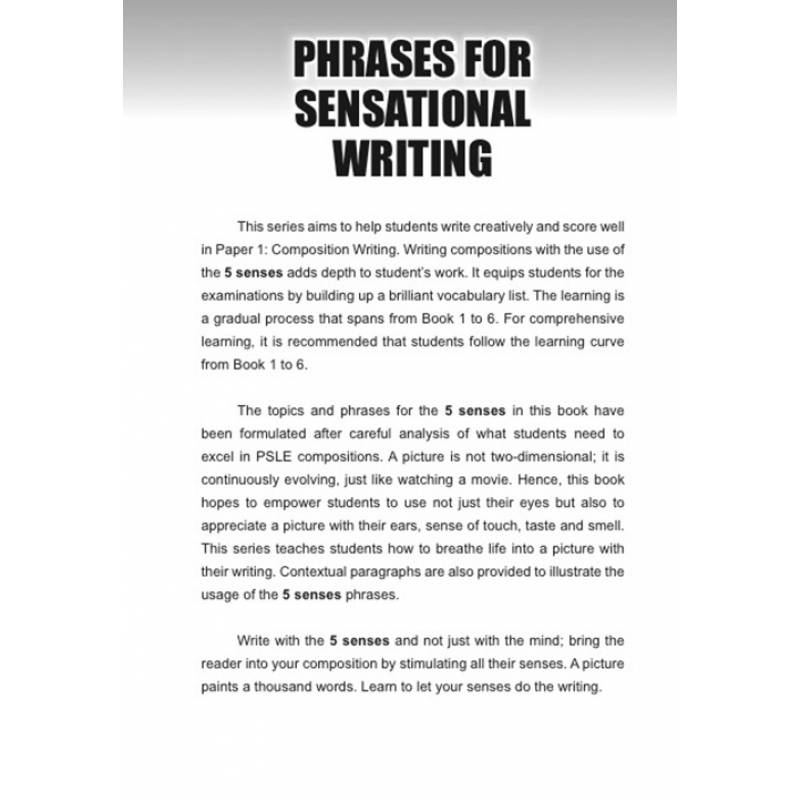 Phrases for Sensational Writing 4